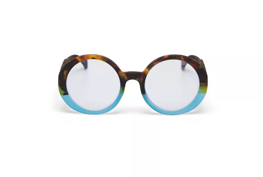 Okkia Laura Havana Blue Reading Glasses