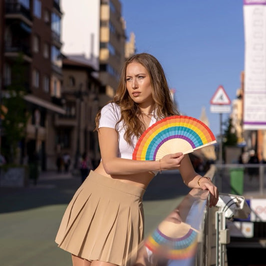 Rainbow Fan
