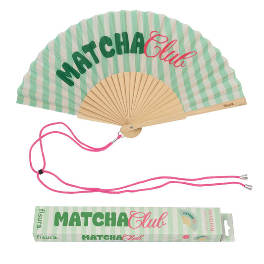 Fisura Hand Fan Matcha Club