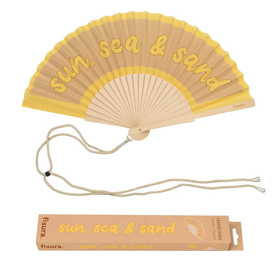Fisura Hand Fan Sun Sea & Sand