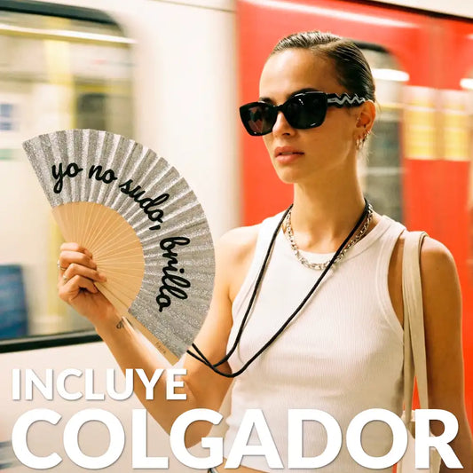 Abanico me estoy relajando menta