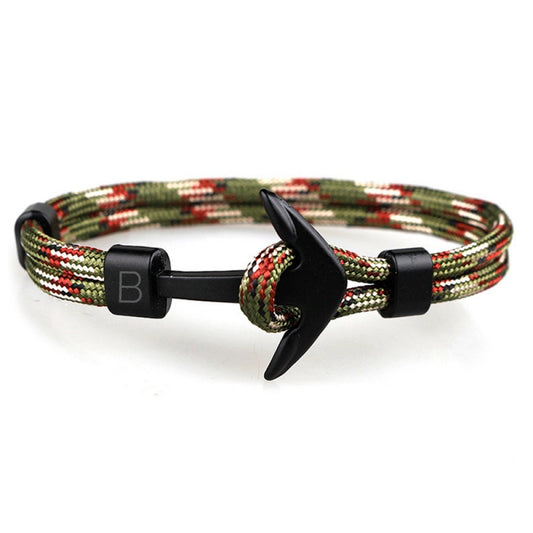 Sailor camo style cord bracelet