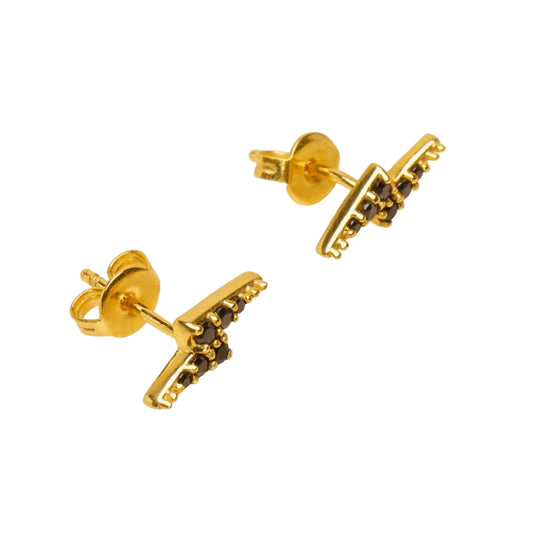 Une A Une Lightning Bolt Ear Studs