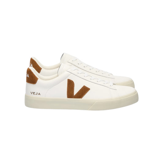 Veja Campo Leather White Cognac