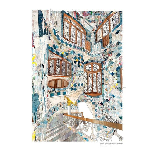 Casa Batllò sheet interior walls