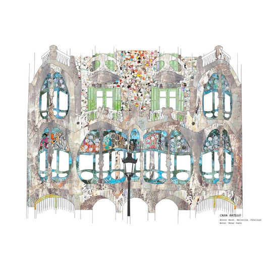 Casa Batllò window print