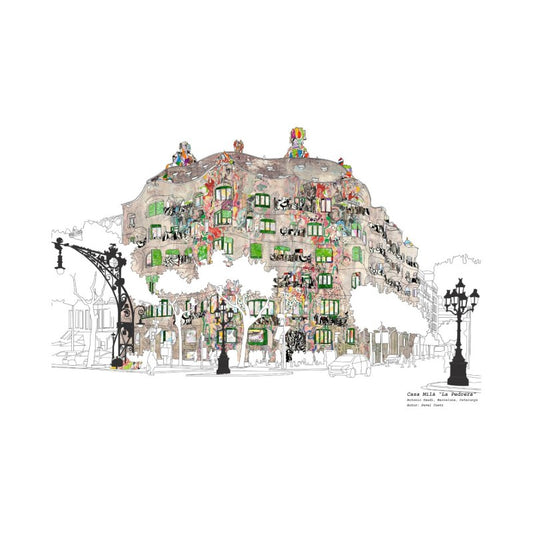 Casa Milá print