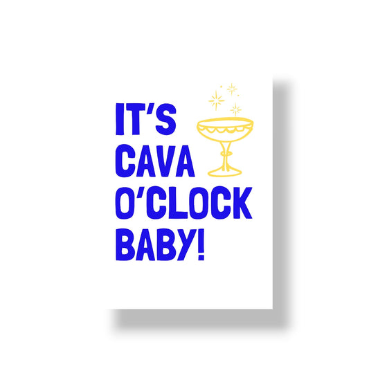 Impresión Cava O'clock Azul Real