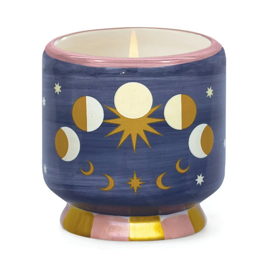 A Dopo Ceramic Candle Box - Moon Phases
