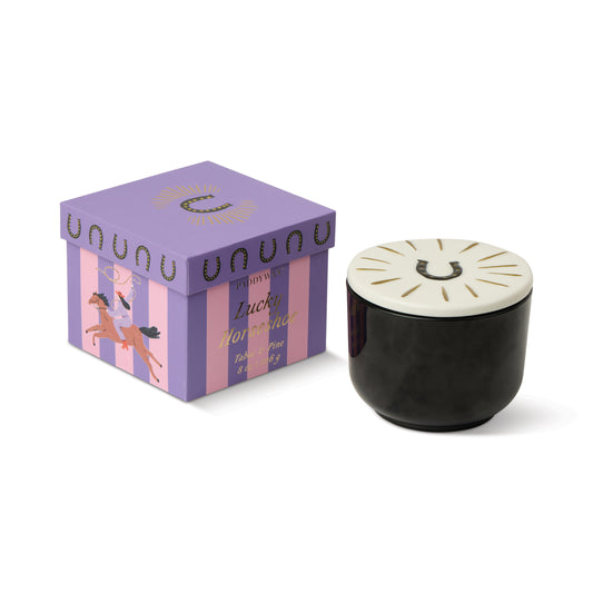 Paddywax Charmed Glass Candle With Ceramic Lid