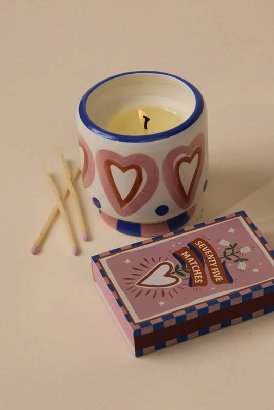 Paddywax Hearts Matches Box