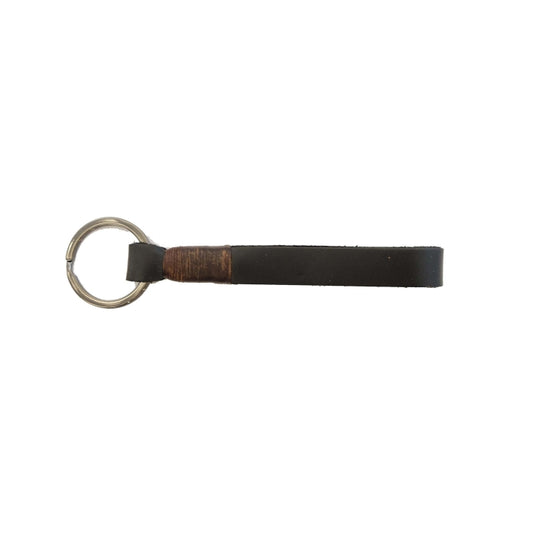 Bornisimo Black Leather Keychain