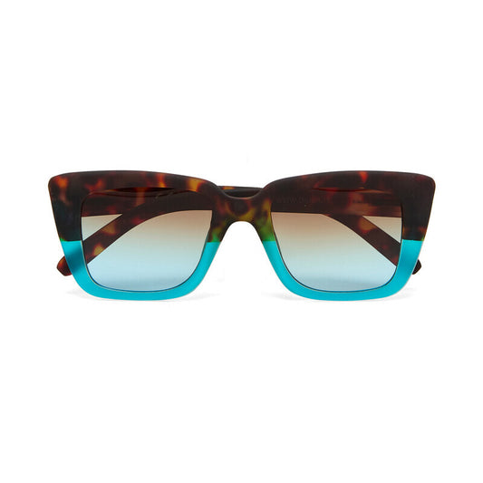 Okkia Elba Havana Blue Sunglasses
