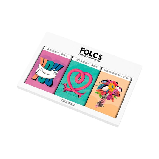 Pack 3u Friendly Folcs chocolate