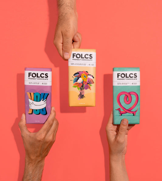 Pack 3u Friendly Folcs chocolate