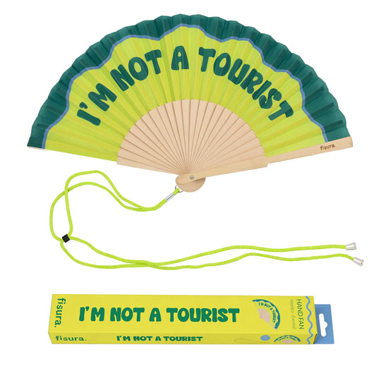 Fisura Hand Fan I'm not a tourist