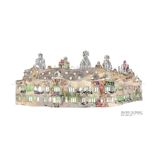 La Pedrera sheet covered