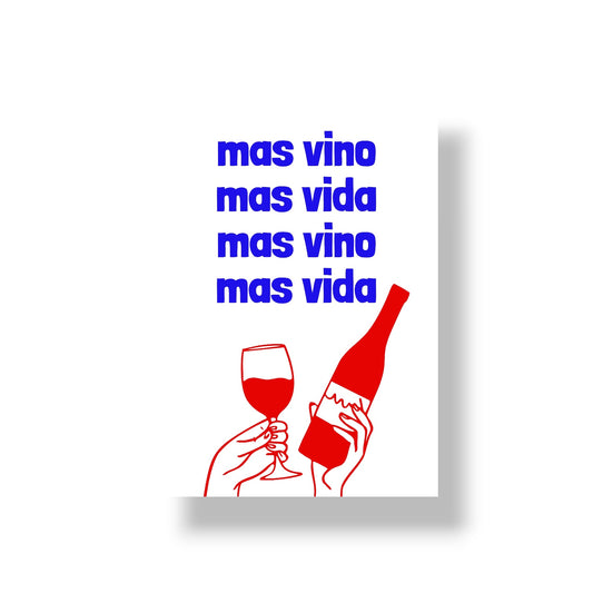 Imprimir Mas Vino Azul Real