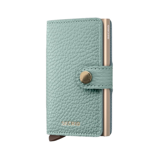 Mini secure wallet Pebble Sea Green