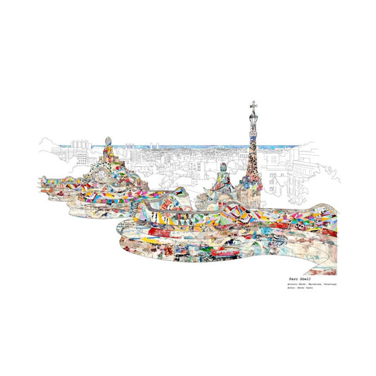 Parc Güell Terraces Sheet