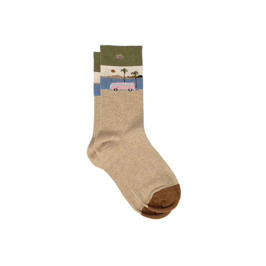 Men's Patterned combed cotton socks