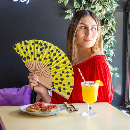 Abanico me estoy relajando menta