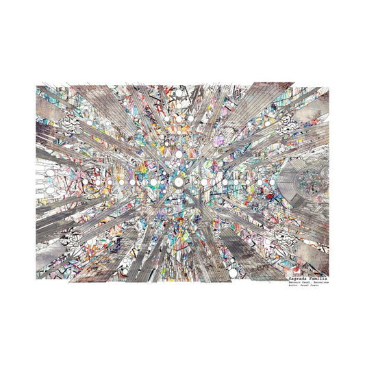 Holy Family print for interior ceiling