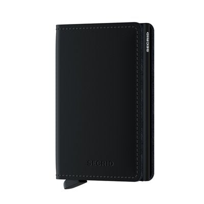 Slim wallet Secrid matte black