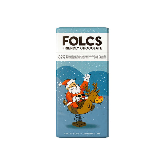 Santa's Rodeo Christmas Time Folcs chocolate