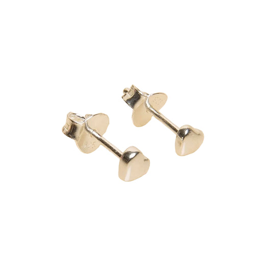 Une a Une Silver Heart Erarrings