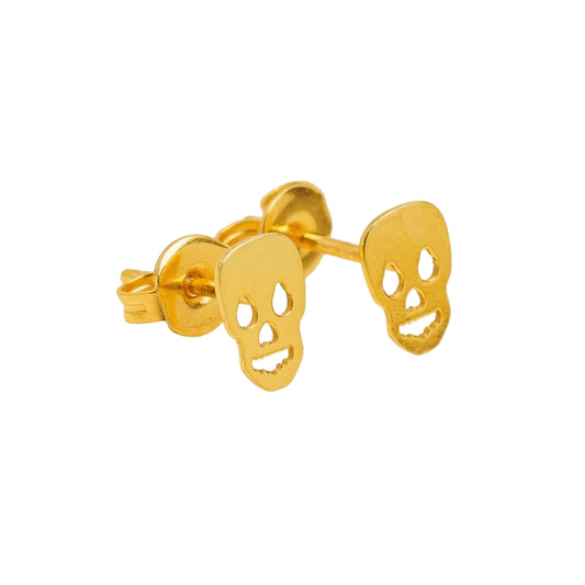 Une a Une Skull Earrings