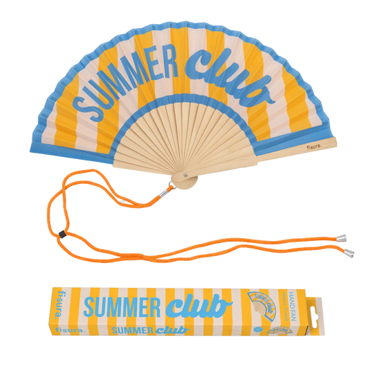 Fisura Hand Fan Summer Club