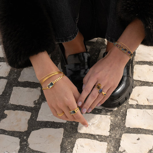 Une A Une Tiger's Eye Paradise Ring