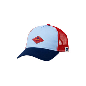 Blue and red
