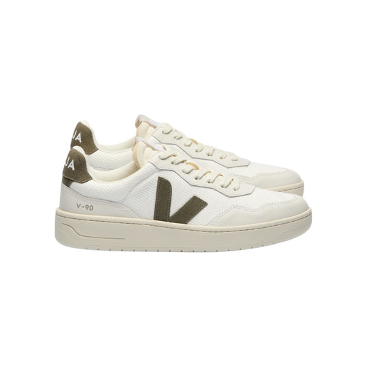 Veja V-90 B-Mesh White Kaki