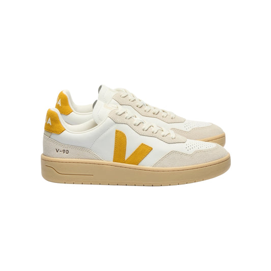 Veja V-90 Leather White Toscane Natural