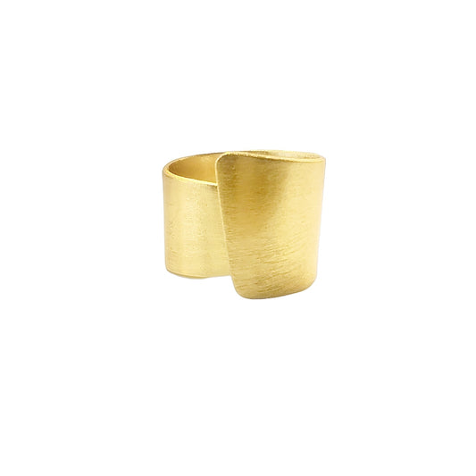 Adjustable gold-plated over-ring