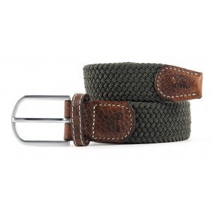 Khaki green braided Billybelt