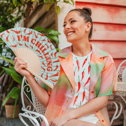 Fisura Hand Fan I'm Chilling Mint