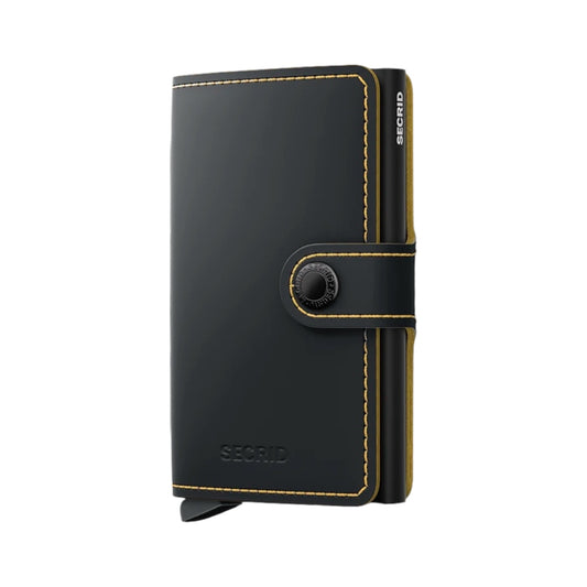 Mini wallet secrid Black and Ocher