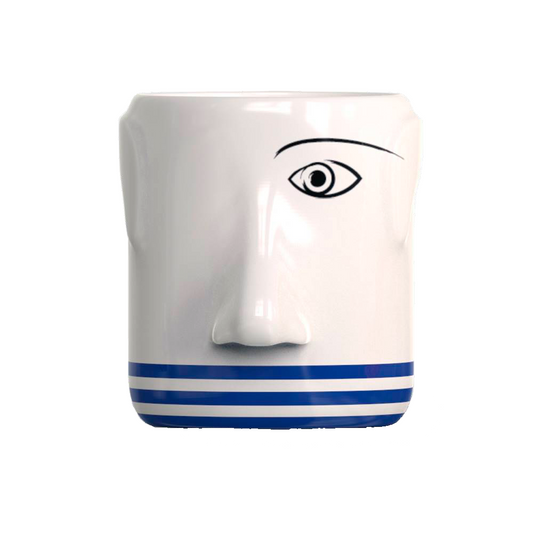 Picasso porcelain mug without handle