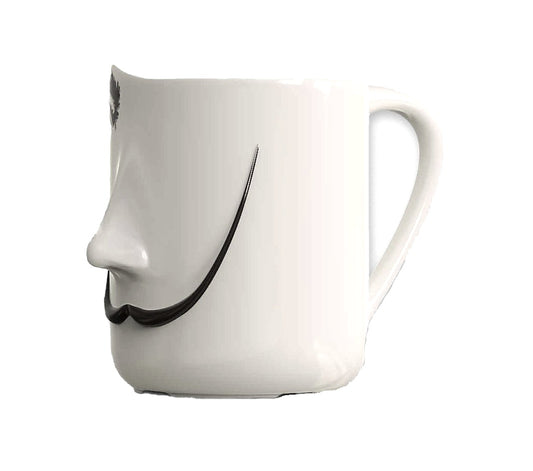 Dalí porcelain mug