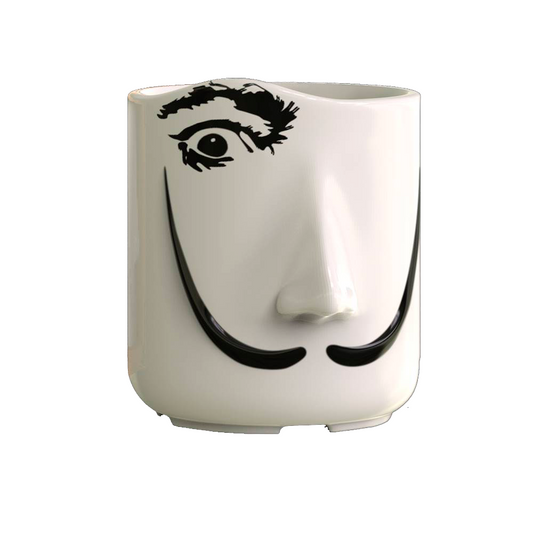Dalí porcelain mug without handle