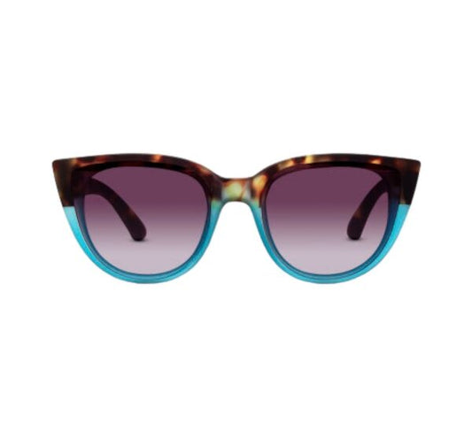Okkia Silvia Havana Blue Sunglasses