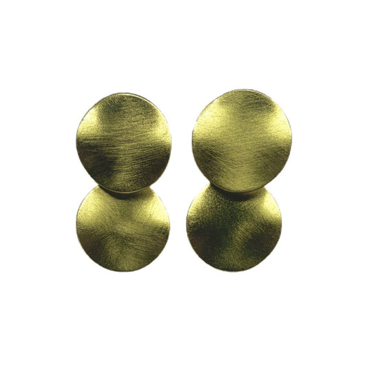Gold-plated earrings-L