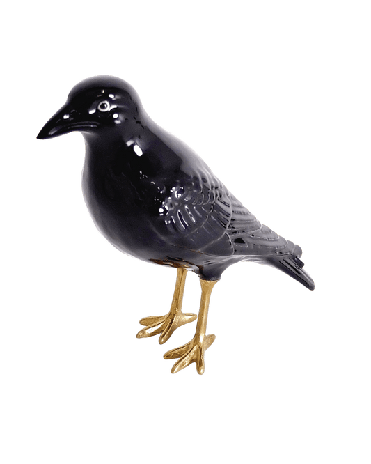 Ceramic crow or corvo malandro