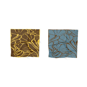 Bloom Blue Brown Yellow