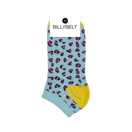 Billybelt leopard blue cotton socks
