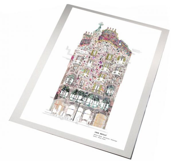 Casa batllo, barcelona print - Imagen 2