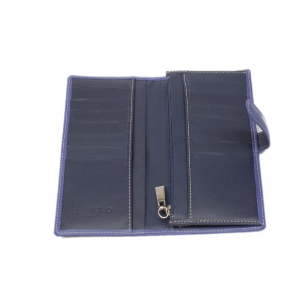 Ciervo blue leather wallet - Imagen 2